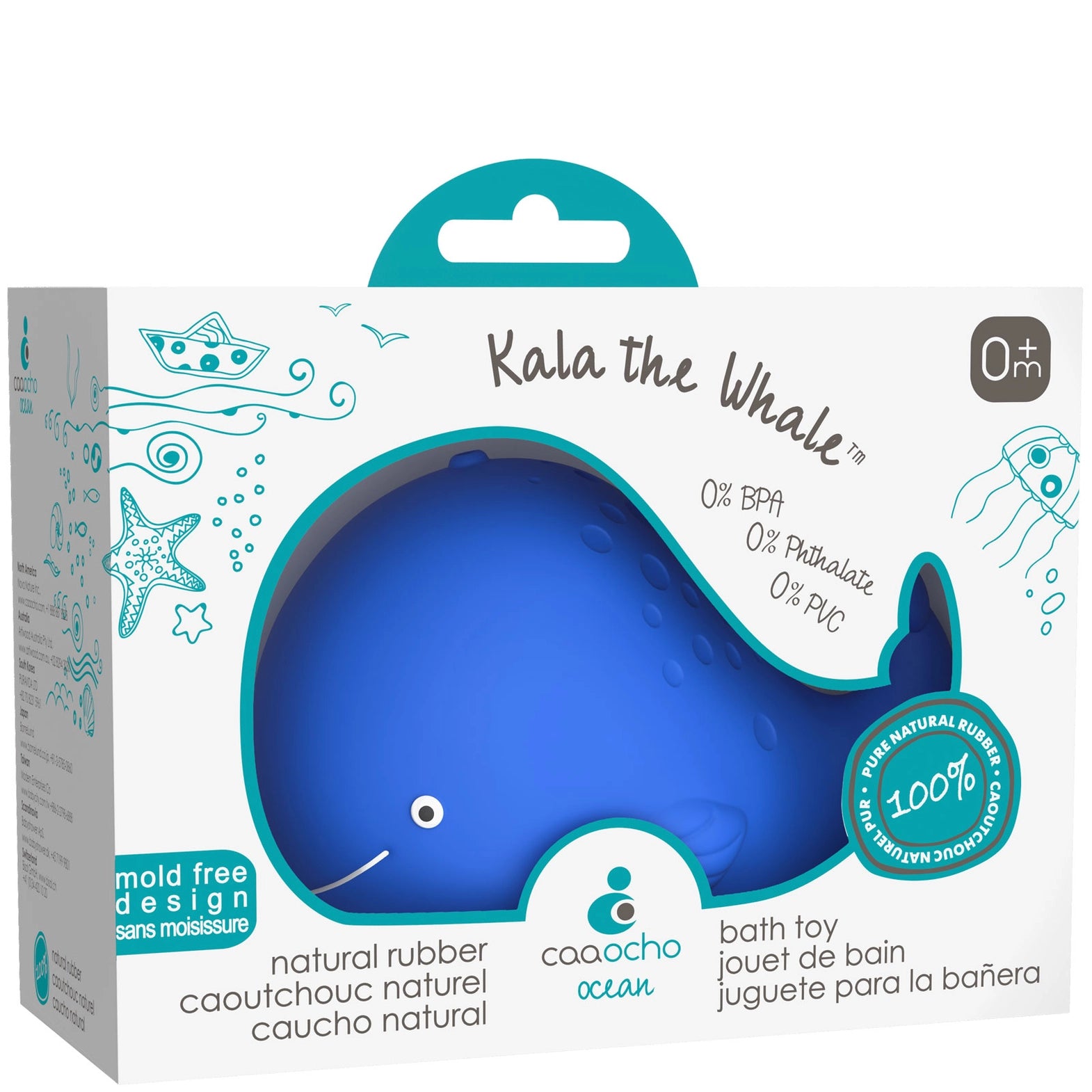 CaaOcho Natural Rubber Bath Toy