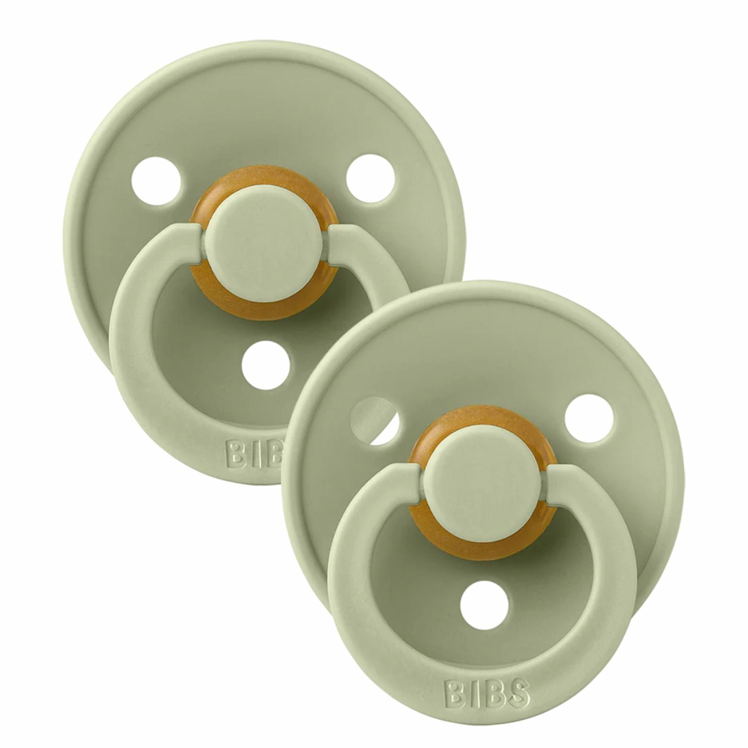 BIBS Colour 2-Pack Pacifier Set – Sage
