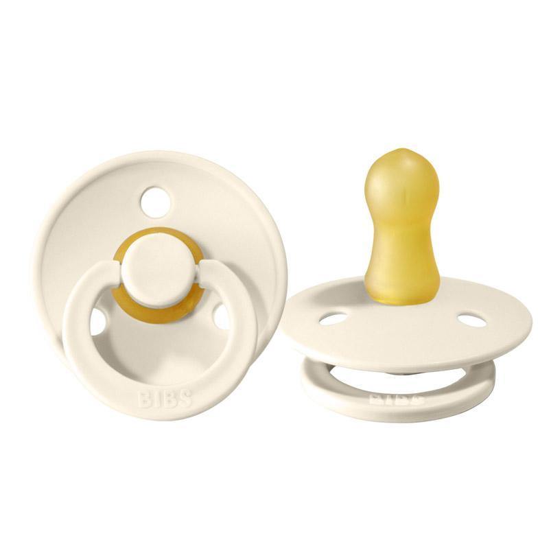 BIBS Colour 2-Pack Pacifier Set – Ivory