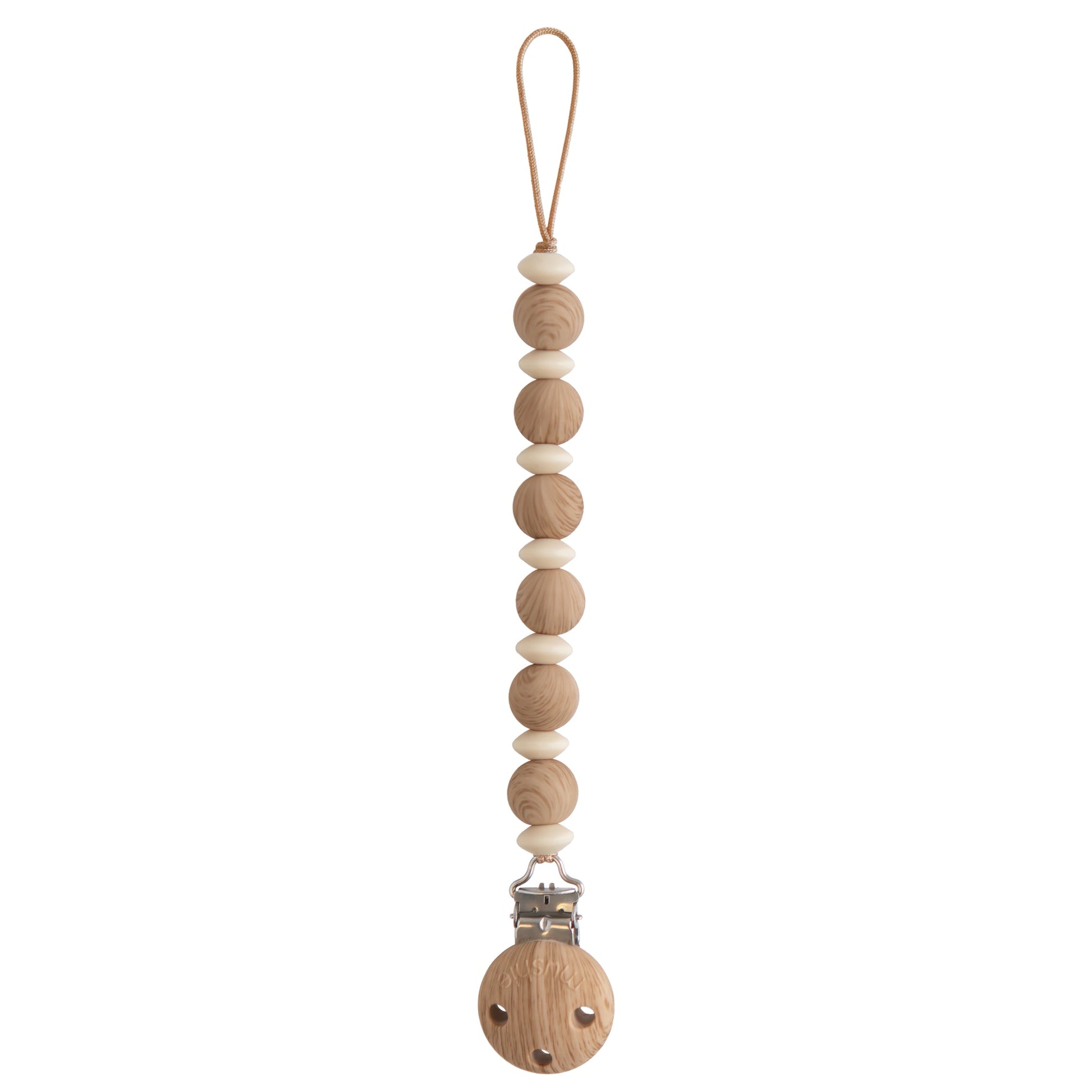 Mushie Silicone Pacifier Clip – Luna
